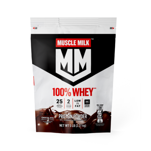 Muscle Milk 100% Whey Helps rebuild muscles after exercise