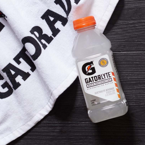 Alternative view of Gatorlyte Hydrates faster than water