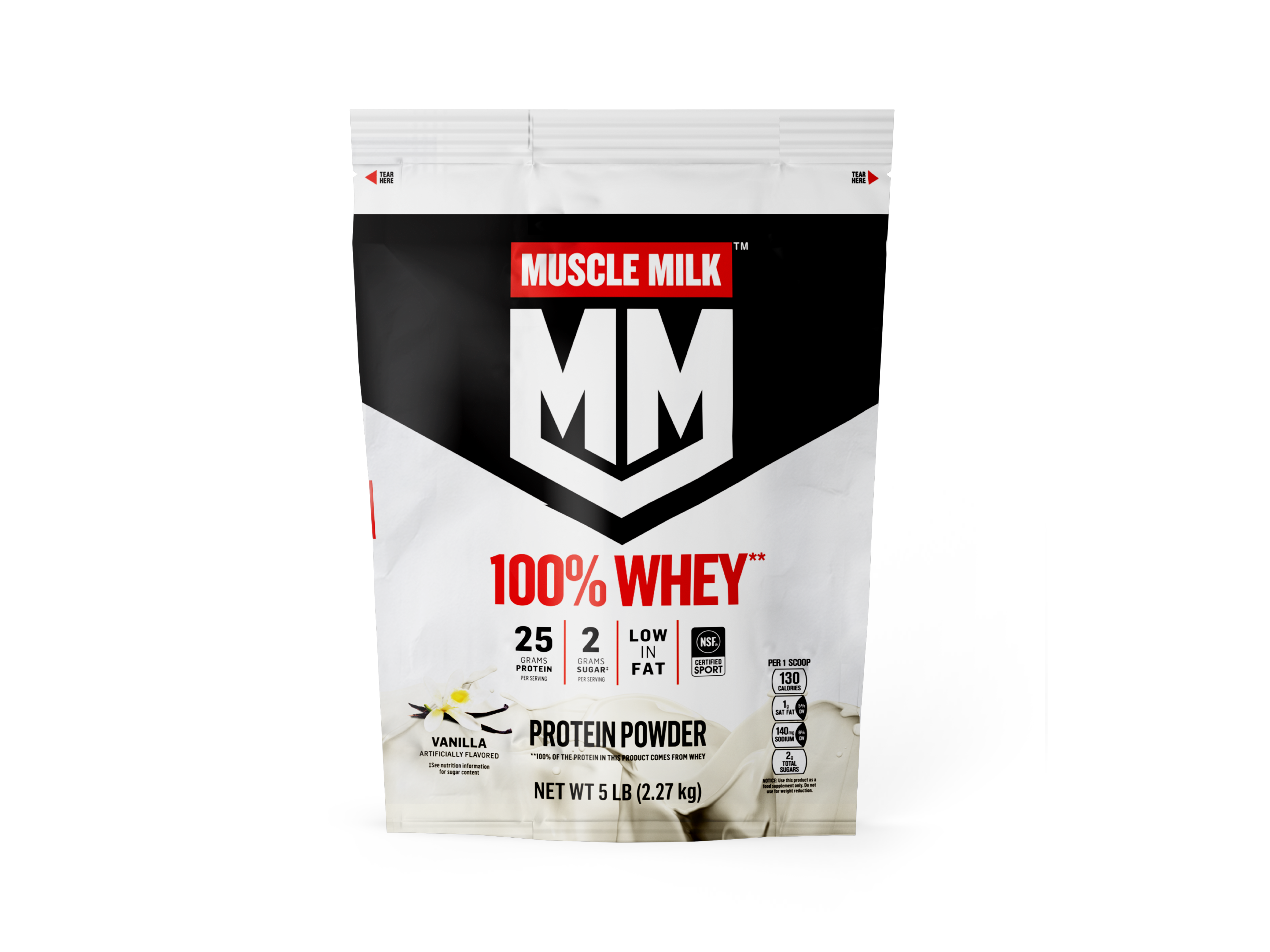 Muscle Milk 100% Whey Helps rebuild muscles after exercise