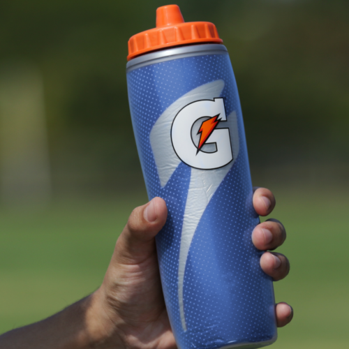 Alternative view of Insulated Squeeze Water Bottle 30 oz, keeps drinks colder