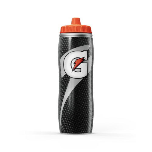 Insulated Squeeze Water Bottle 30 oz, keeps drinks colder