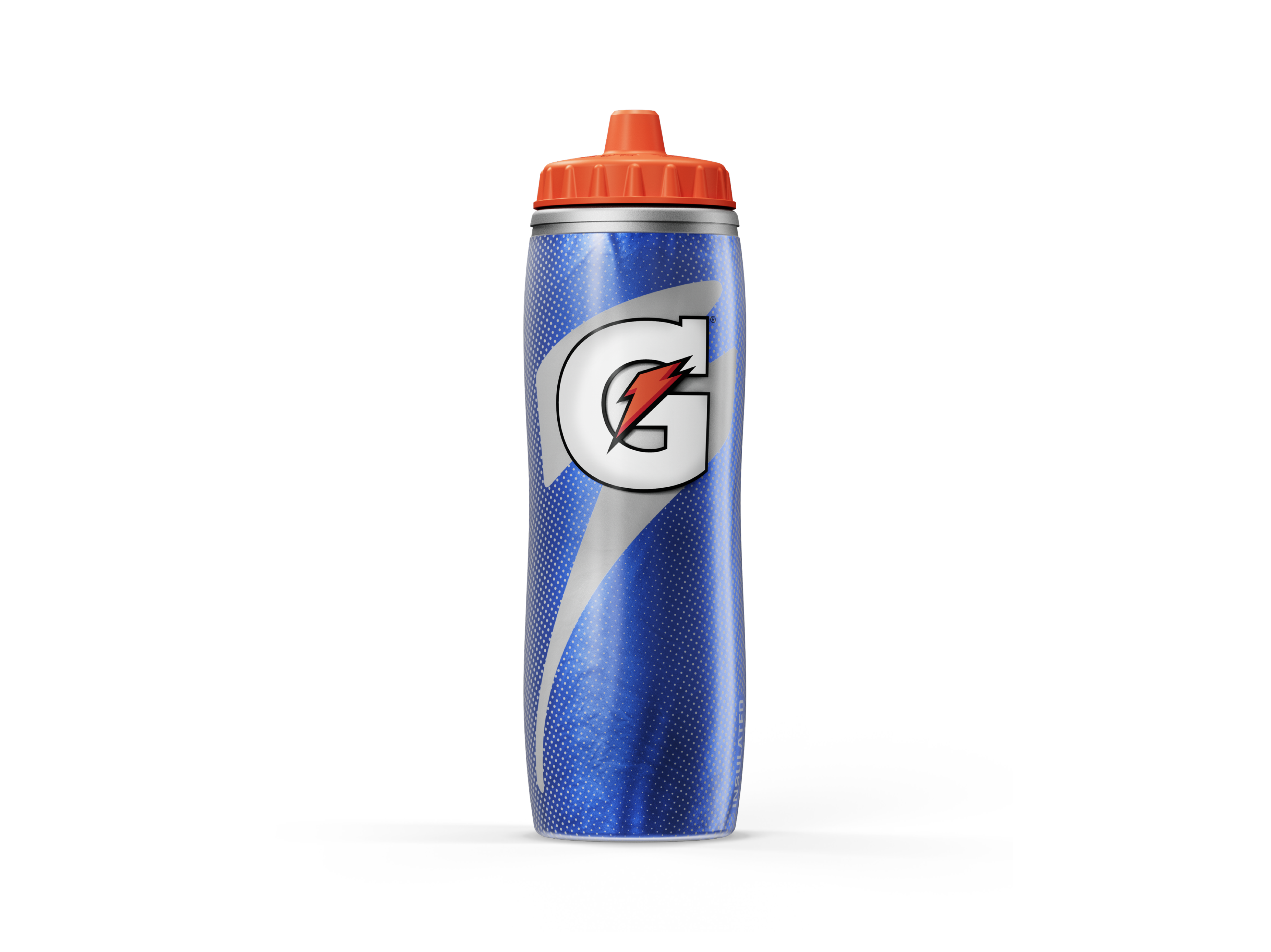 Insulated Squeeze Water Bottle 30 oz, keeps drinks colder
