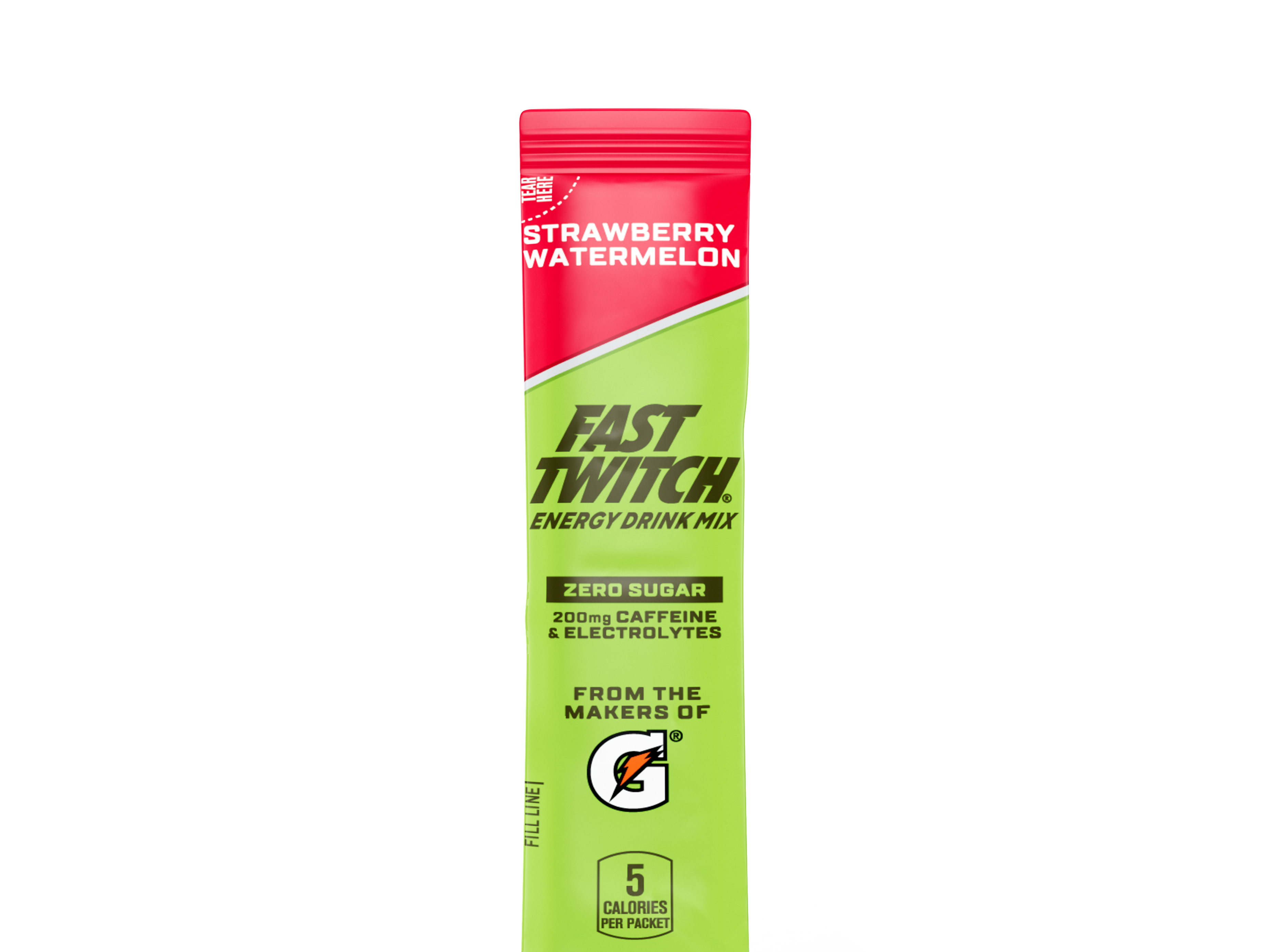 Fast Twitch Powder Sticks 200mg Caffeine, Zero Sugar and Electrolytes