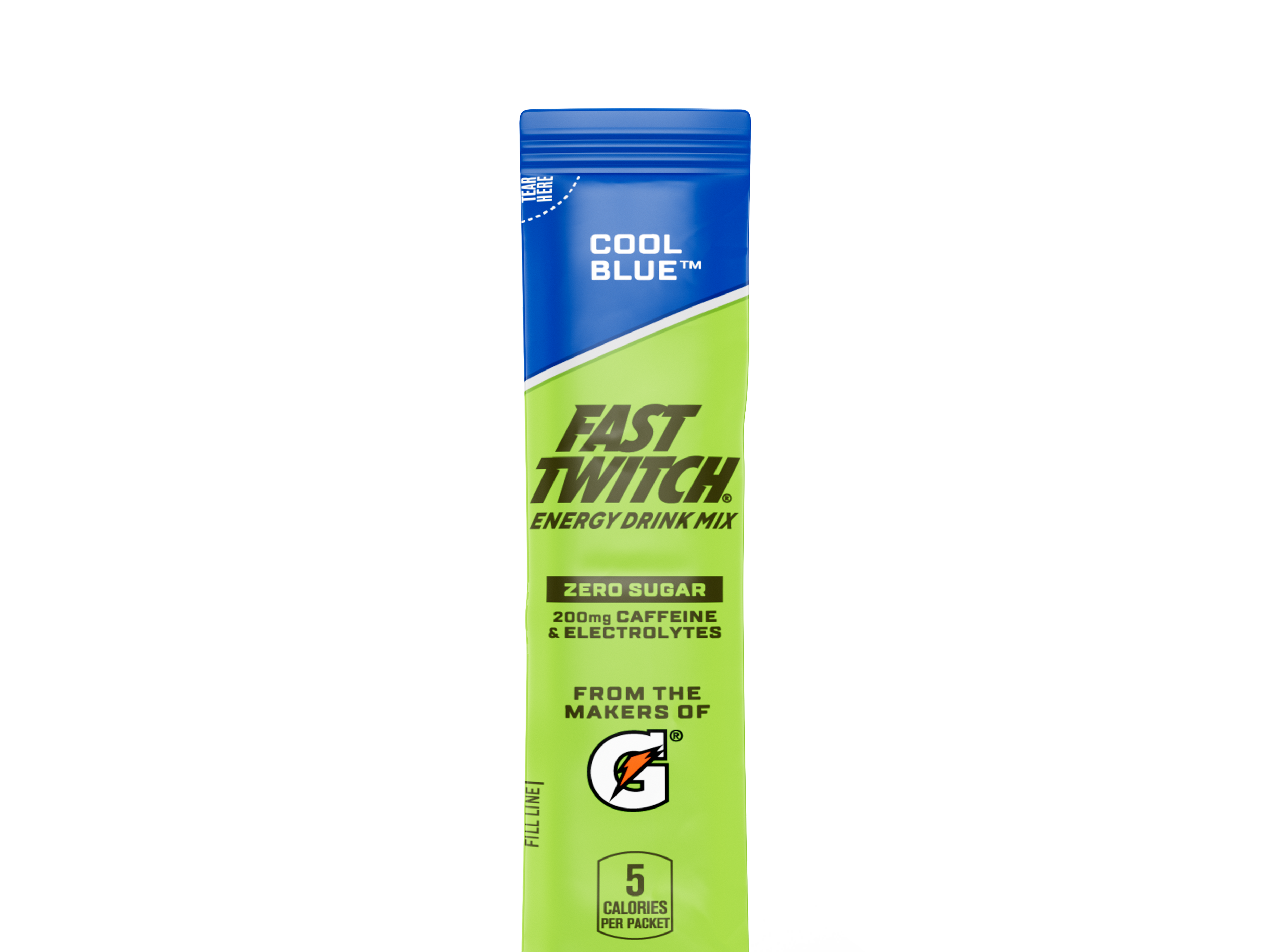 Fast Twitch Powder Sticks 200mg Caffeine, Zero Sugar and Electrolytes