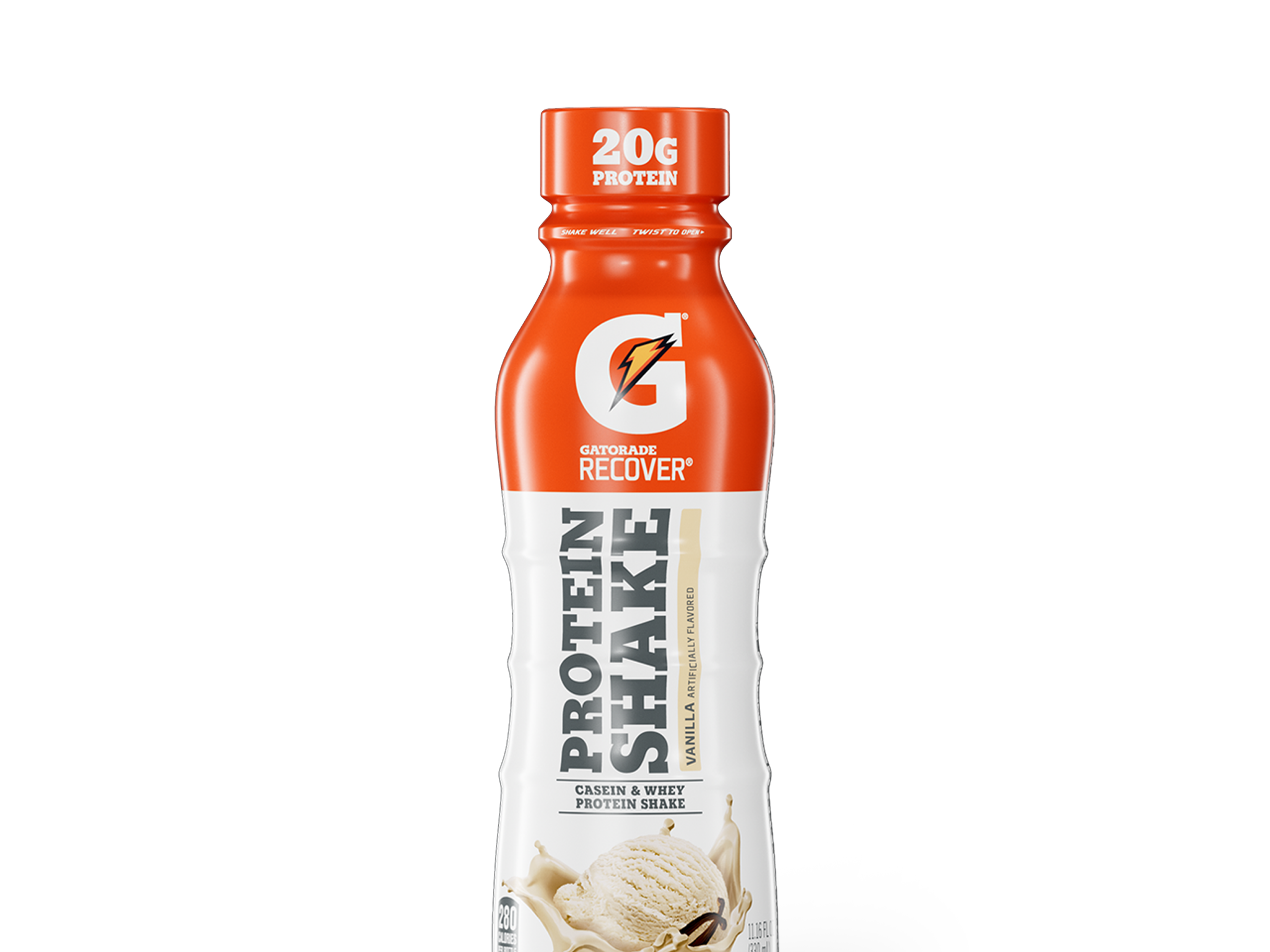 Gatorade Recover Protein Shake Helps rebuild muscles after exercise