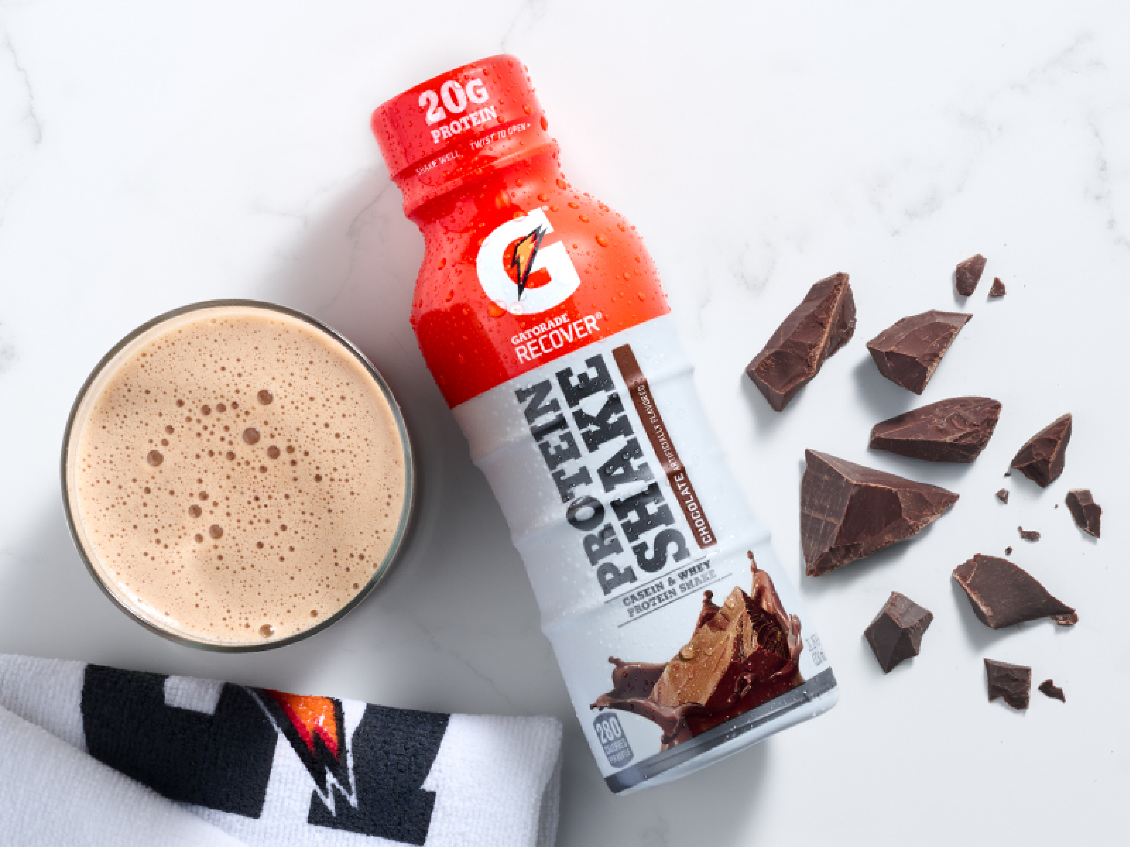 Gatorade Recover Protein Shake Helps rebuild muscles after exercise - Image 2
