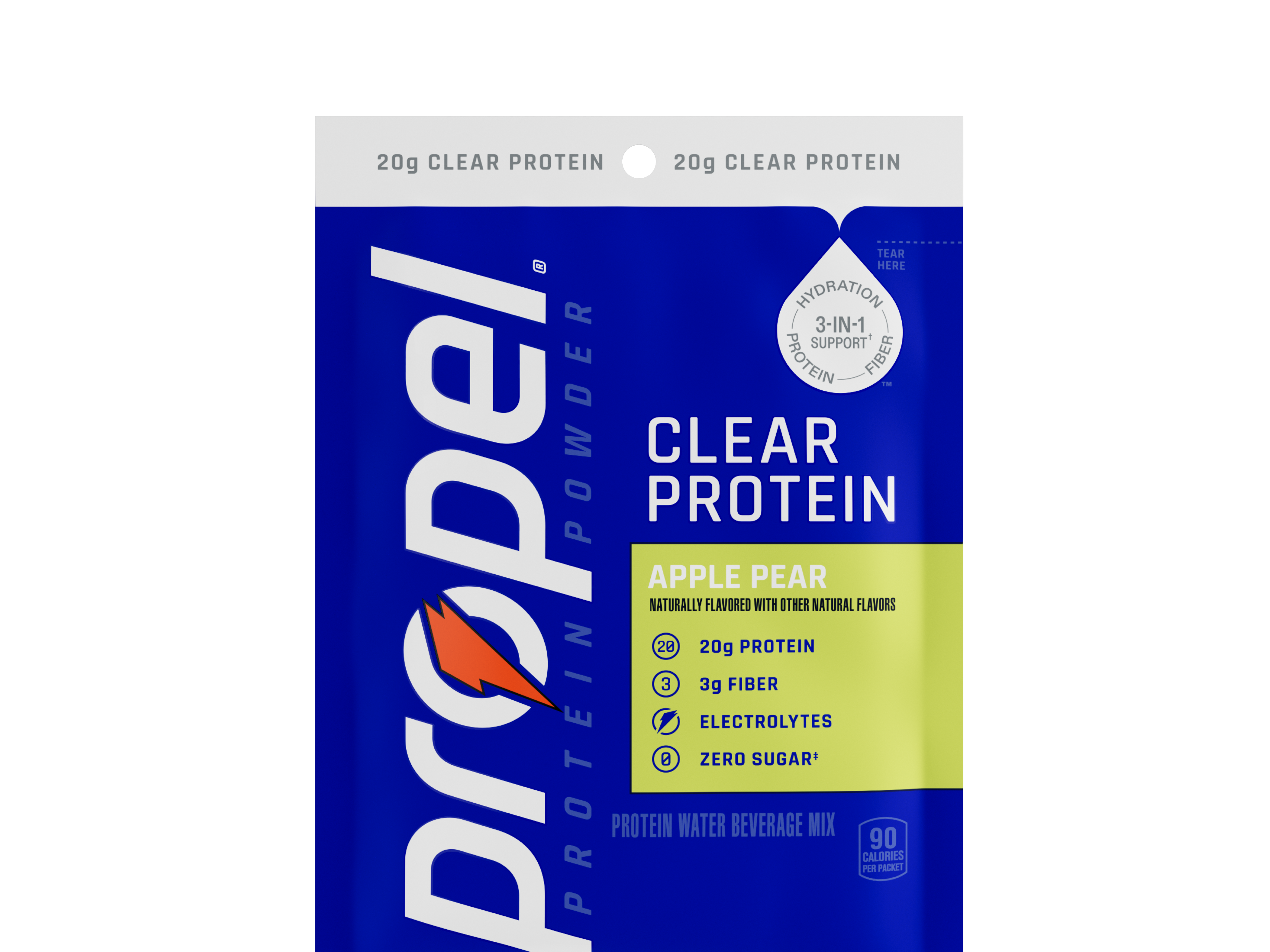 Propel Clear Protein 3-in-1 Support, Protein - Fiber - Hydration