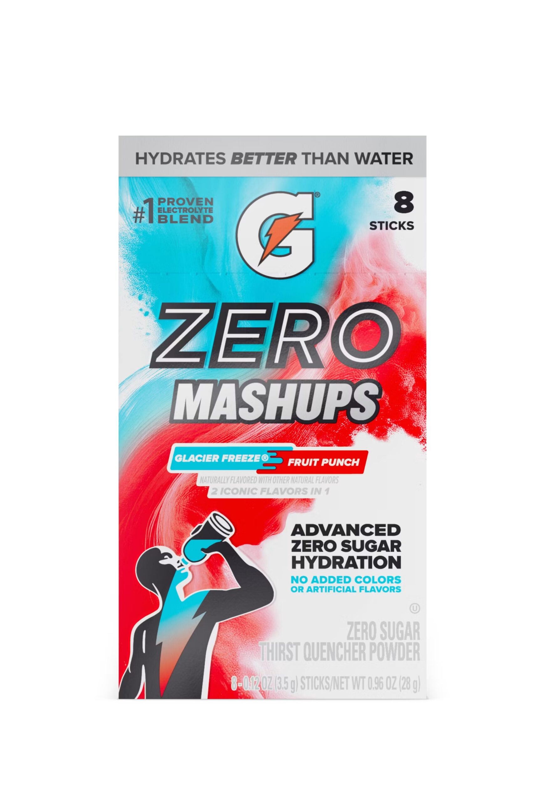 Gatorade Zero Mashups Zero sugar hydration (96 Sticks) - Image 3